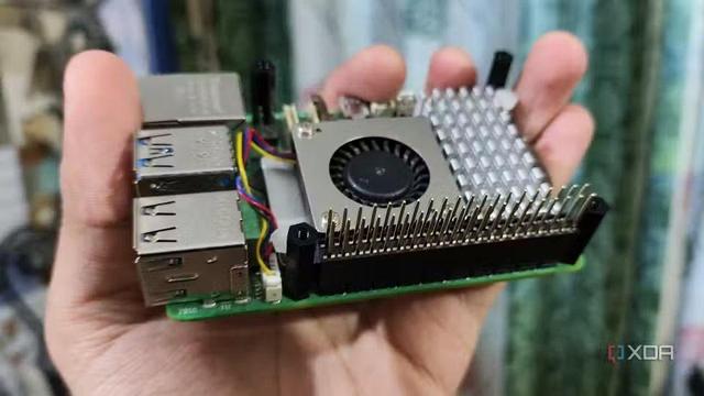 Photo of a Raspberry Pi Single-Board Computer