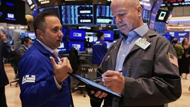 Stocks slip on Wall Street at the end of a winning month