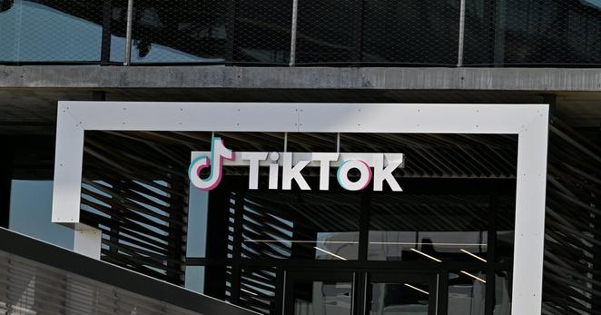 The TikTok office in Culver City, Calif.