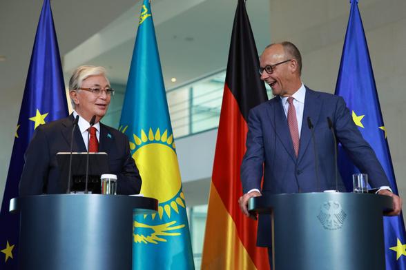 President Kassym-Jomart Tokayev has proposed a joint Kazakhstan–Germany investment and financial platform that would combine German and European capital with Kazakh co-financing, guarantees, and risk-sharing tools. He outlined several priority areas source/editor : Georgi Gotev