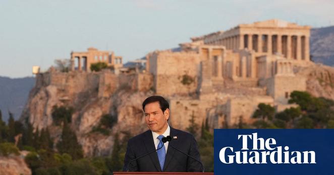 In the shadow of the Parthenon, the secretary of state gave a selective reading of history as he urged Europe to 'awaken from its slumber'The US secretary of state, Marco Rubio, delivered a classically inspired apologia for Donald Trump's "America f source/editor : Andrew Roth Global affairs correspondent