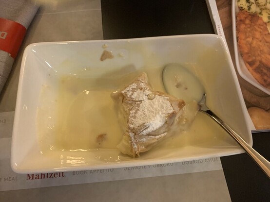 Half-eaten Strudel