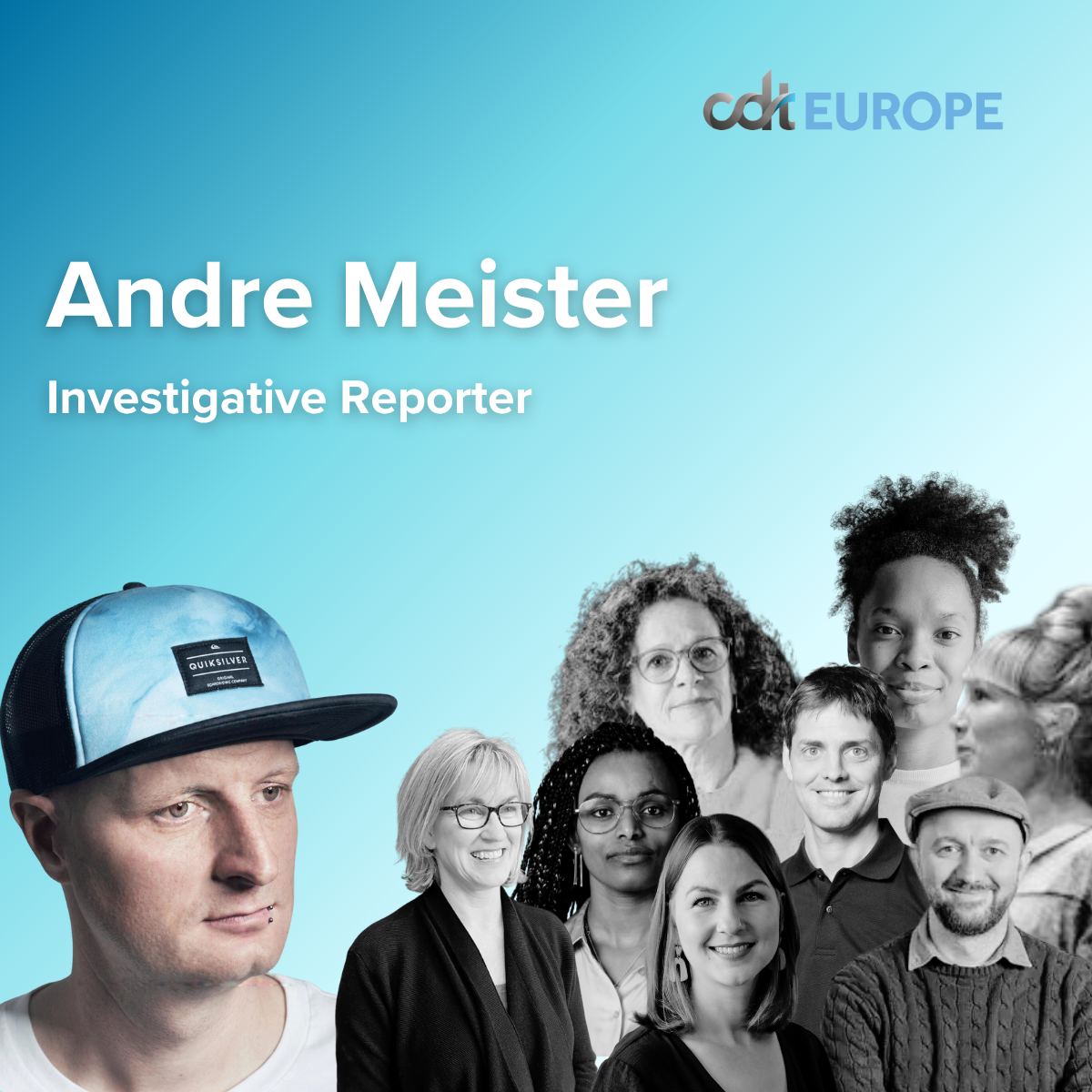 Visual of the Advisory Council with Andre Meister in the front on the right