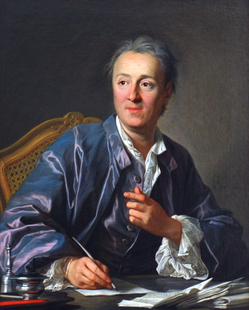Diderot portrait, though it should really be Condorcet, but nobody would recognise him.